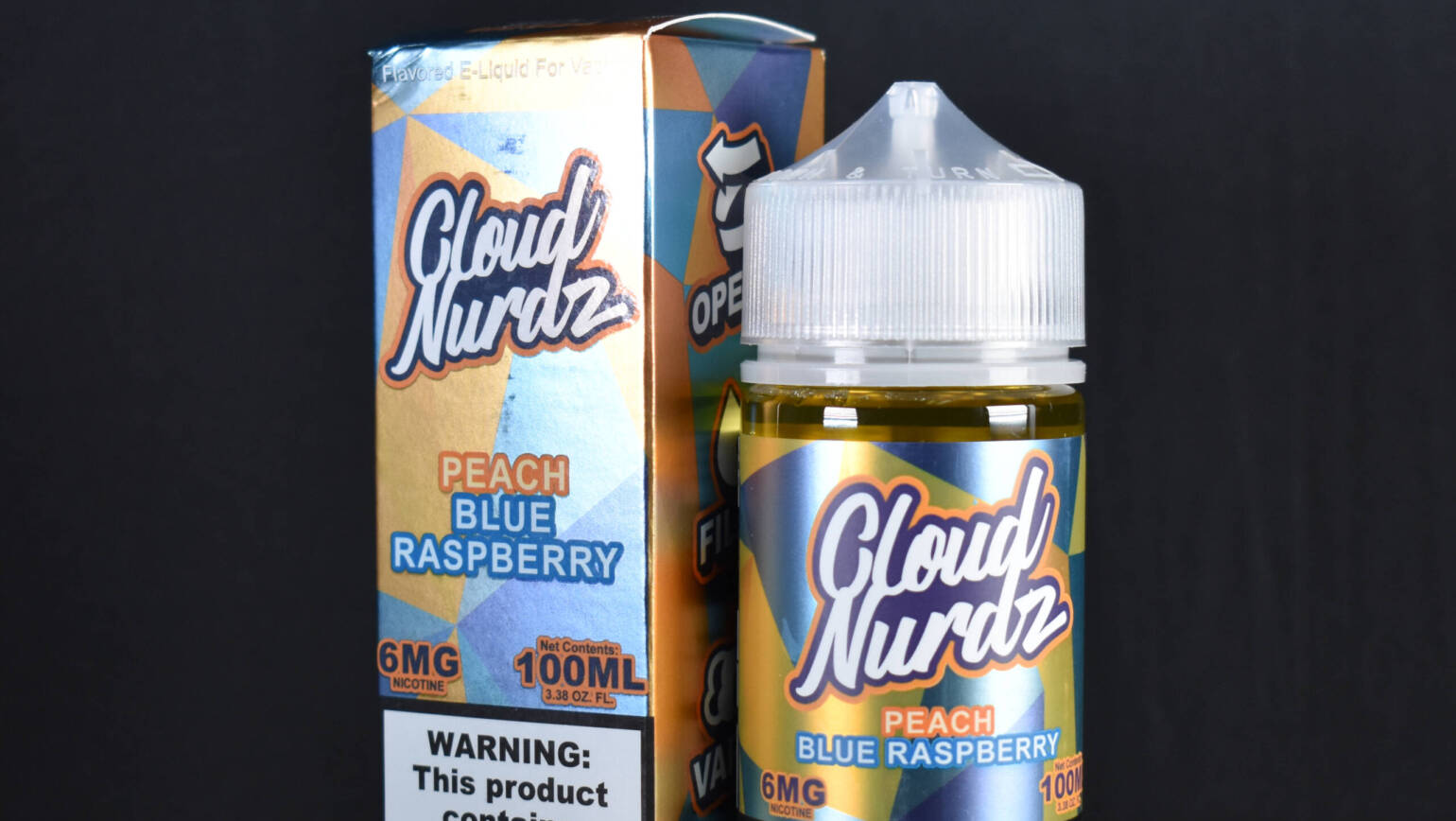 Cloud Nurdz – Peach Blue Razz